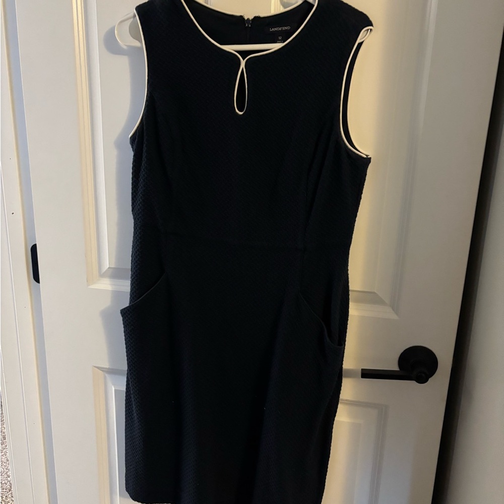 Land’s End Navy Sleeveless Dress
